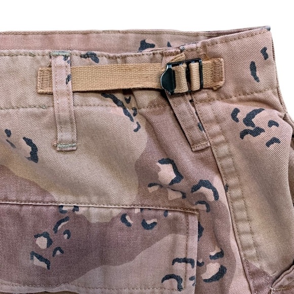 RE/DONE Brown/Tan NWT camouflage up-cycled cargo trousers Factory Distressed - Picture 8 of 16